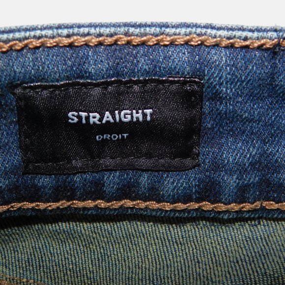 LUCKY BRAND Mens 34 x 32 straight Denim Blue Jeans - Picture 4 of 11